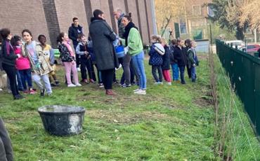 Des arbres fruitiers aux abords de l’Hélios.