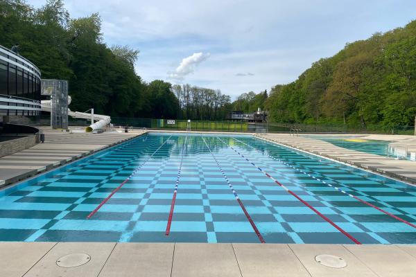 Ouverture de la piscine - Nage en longueur !!