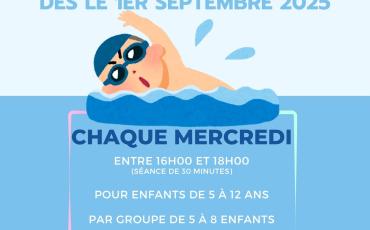 École de natation – Nouvelle session dès le 3 décembre !